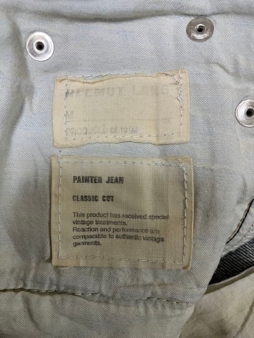 ヘルムートラング 98AW ペンキデニム 名作