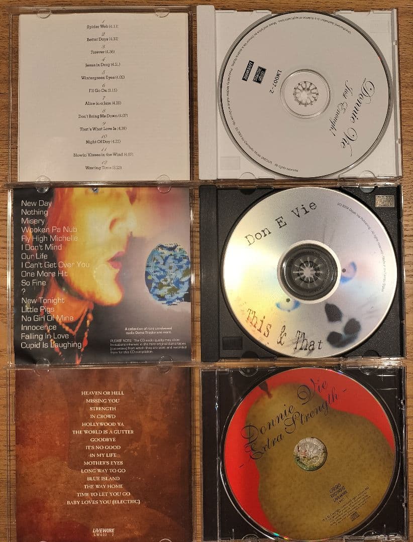 【輸入盤】Donnie Vie ソロ3枚セット