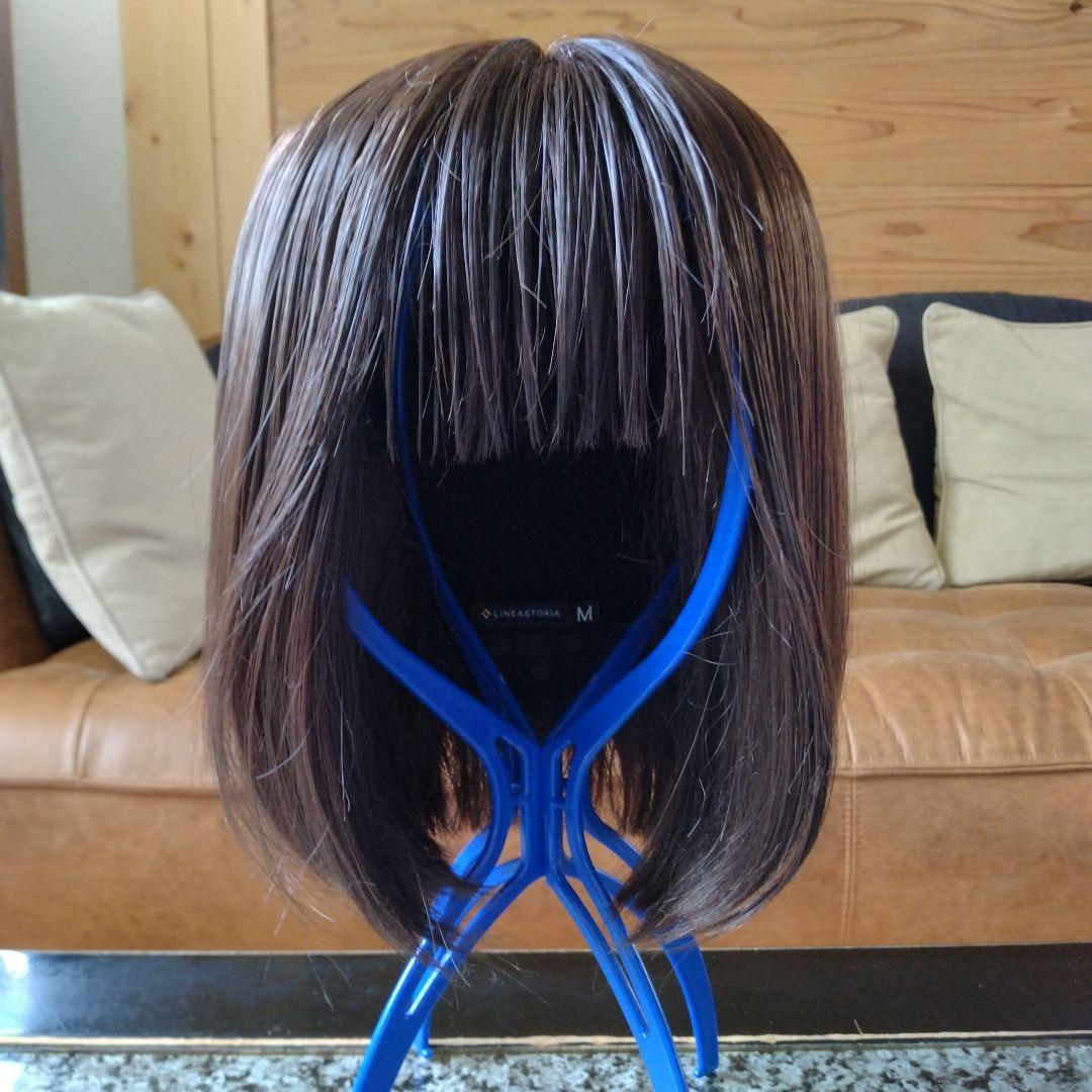 リネアストリア　 天使のビターショート　ストレート　チョコブラウン