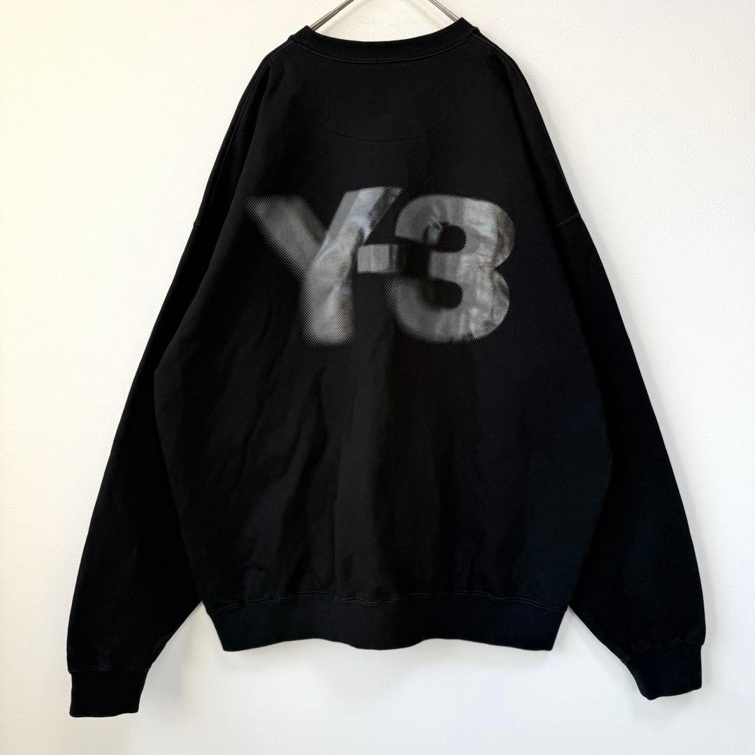 【超人気✨】Y-3 ワイスリー 背面ビッグロゴ スウェット 黒 近年モデル L