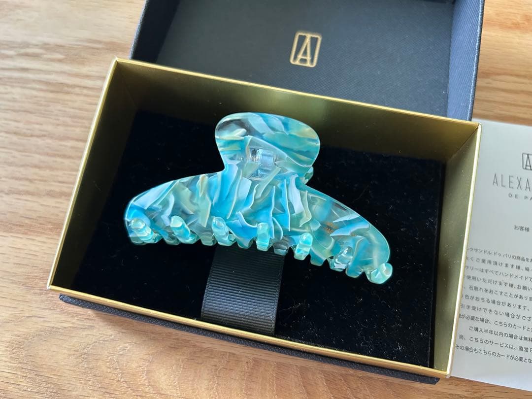 ぬ子さま専用　アレクサンドルドゥパリ クリップ（ブルー）レア品