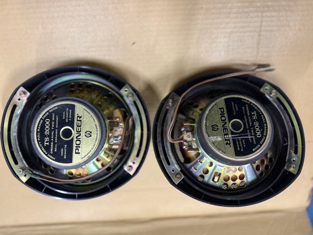 旧車　Pioneer TS-2000 スピーカー 2個セット
