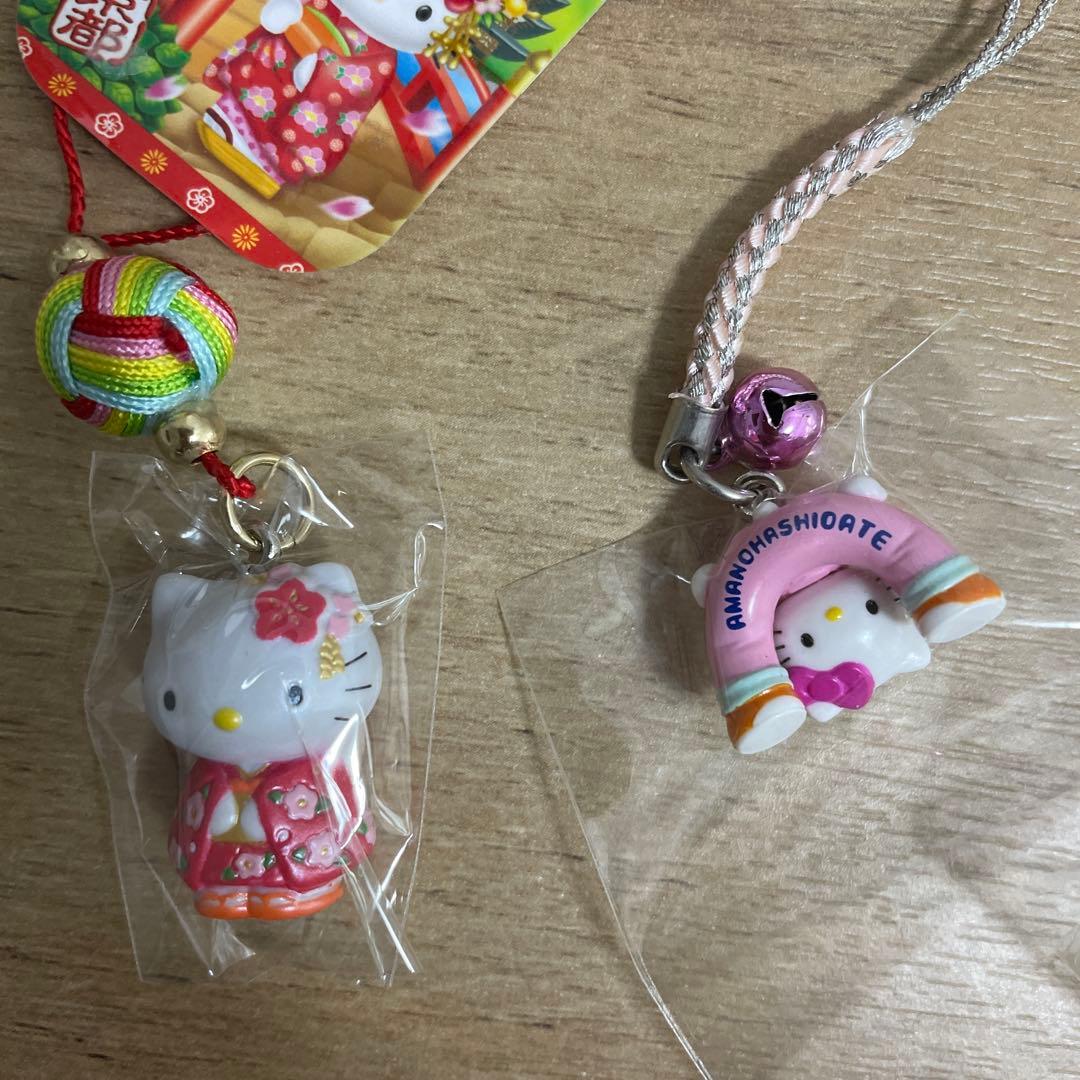 ご当地キティ　ハローキティ 京都　ストラップセット 14組セット