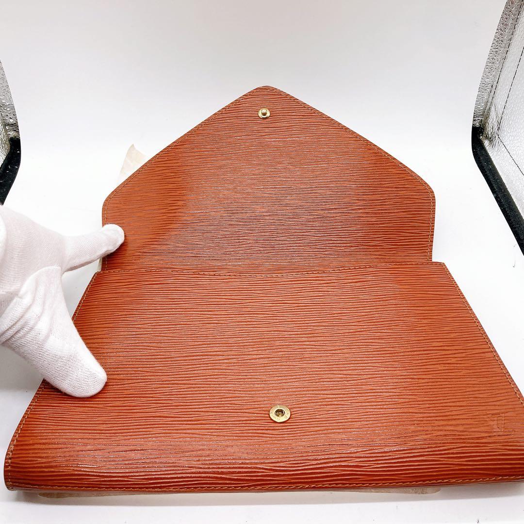 LOUIS VUITTON エピ　ブラウン　アールデコ　クラッチバッグ　正規品