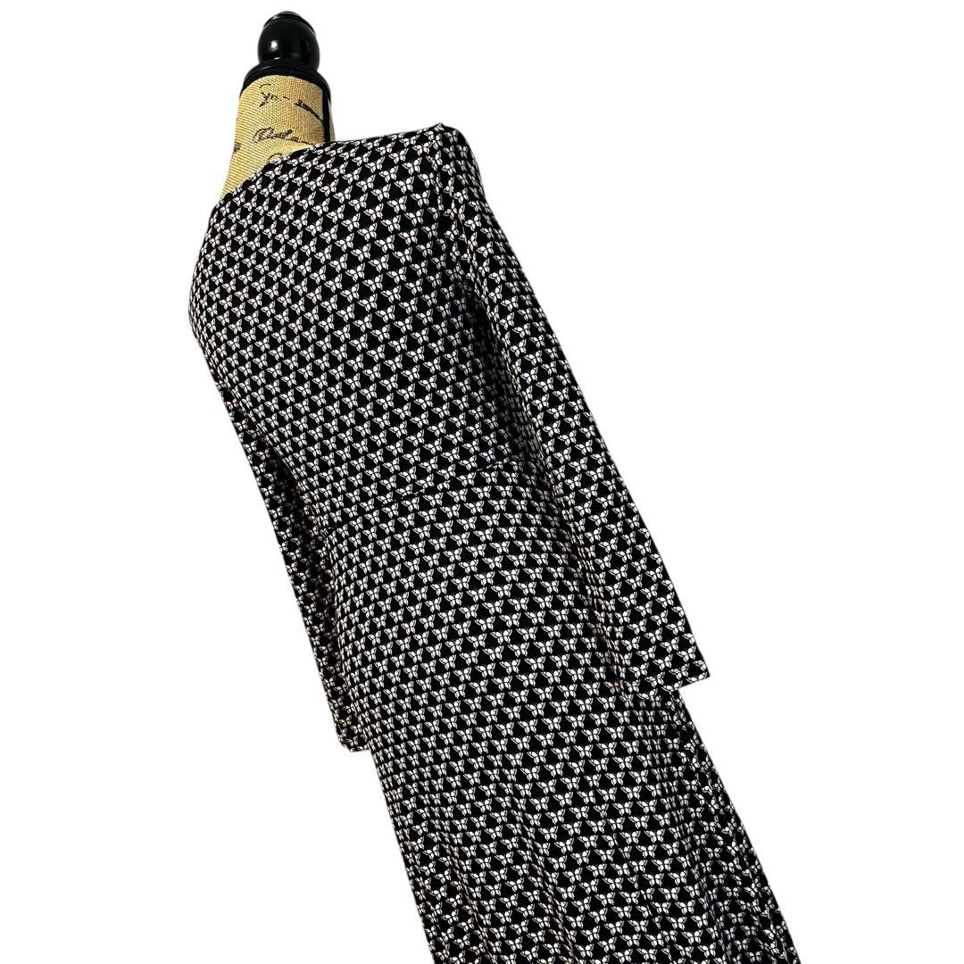 フ*ー様 【蝶々】【S】Max Mara 洗える ストレッチ ワンピース レディ