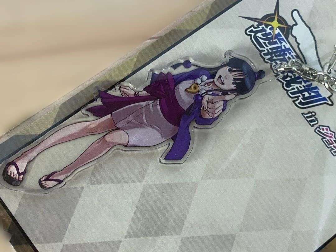 逆転裁判 inジョイポリス 綾里真宵 アクリルキーホルダー