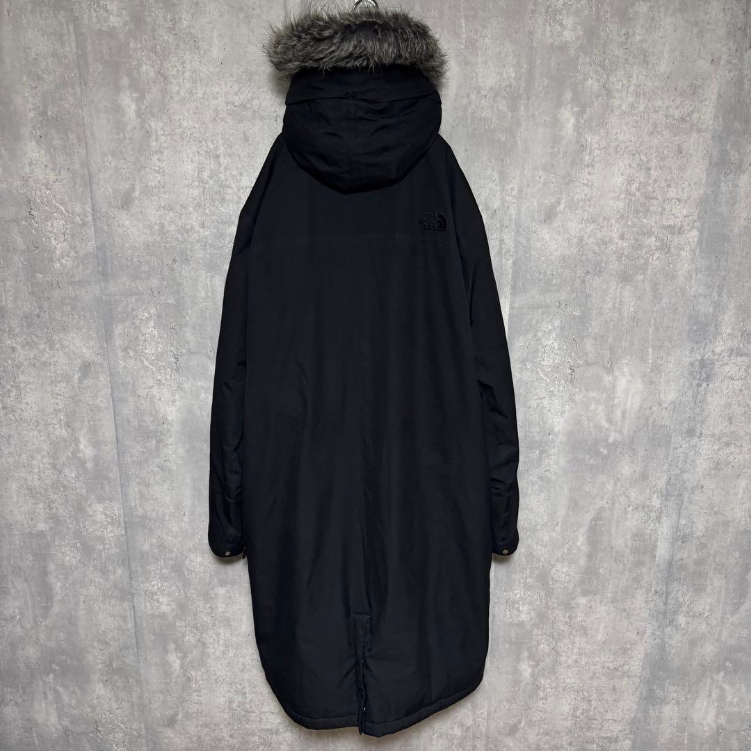 ノースフェイス マクマード ロングダウンジャケット ダウンコート ブラック ゴア