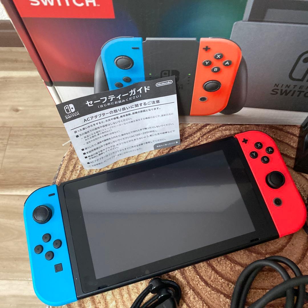 Nintendo Switch ニンテンドースイッチ本体　ネオン ①