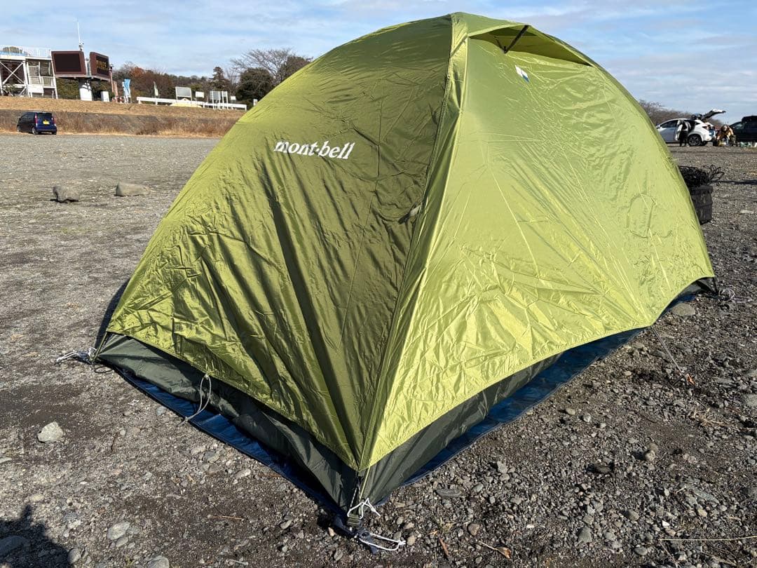 mont-bell クロノスドーム2 グリーン　専用グランドシート付き