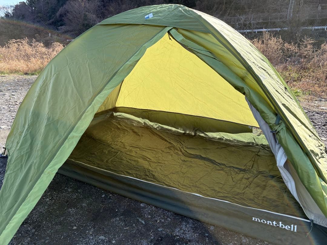 mont-bell クロノスドーム2 グリーン　専用グランドシート付き
