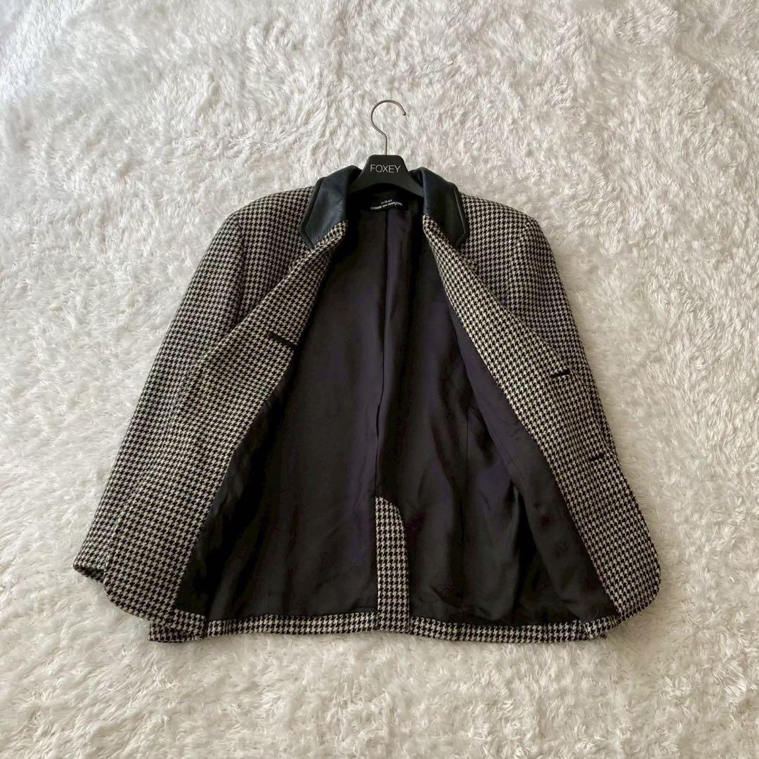 トリココムデギャルソン　千鳥格子柄 テーラード ジャケット ヴィンテージ