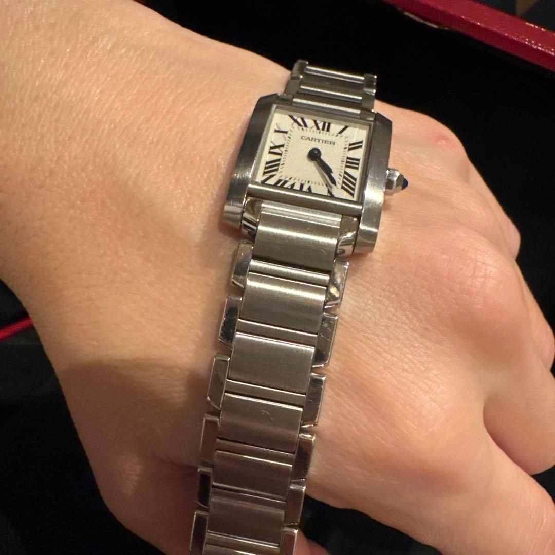 カルティエ　タンクフランセーズsm お値段交渉してください