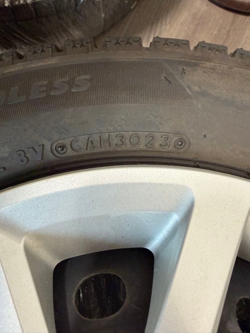 155/65R14 VRX2 ホンダNBOX 鉄ホイール　2本セット