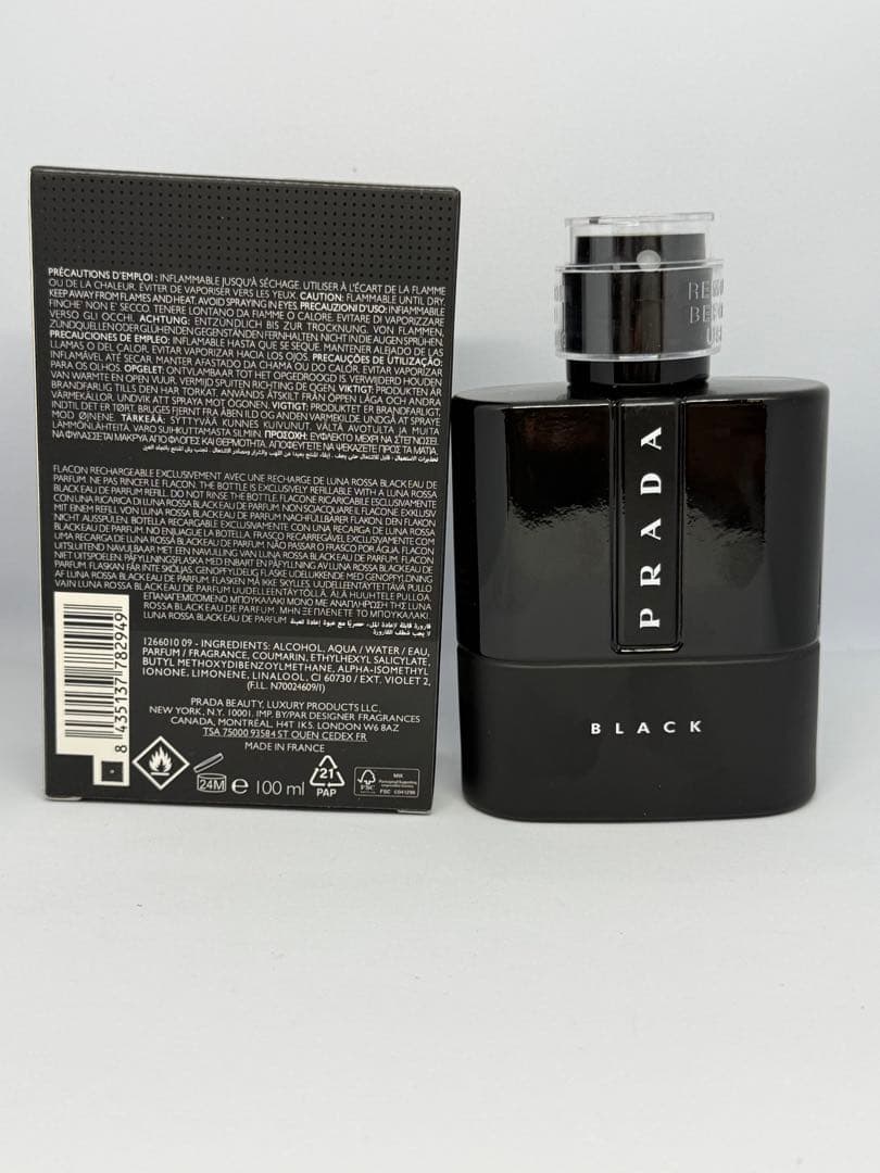 香水(男性用) PRADA LUNA ROSSA BLACK 100ml EDP