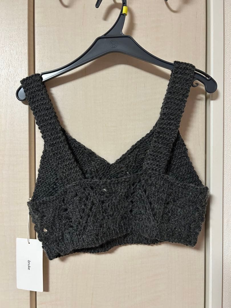 新品❗️即日発送❗️ケーブルニットビスチェ anuke アンヌーク