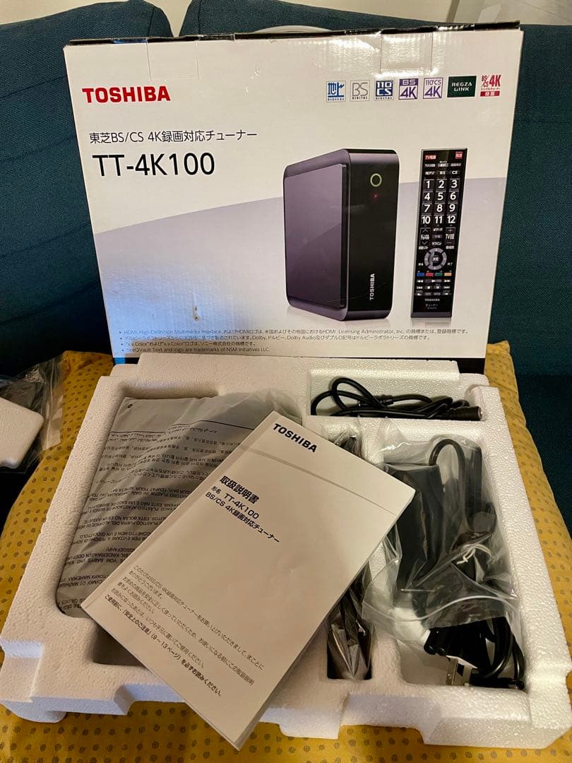 L*d様 東芝 BS/CS 4K録画対応チューナー TT-4K100