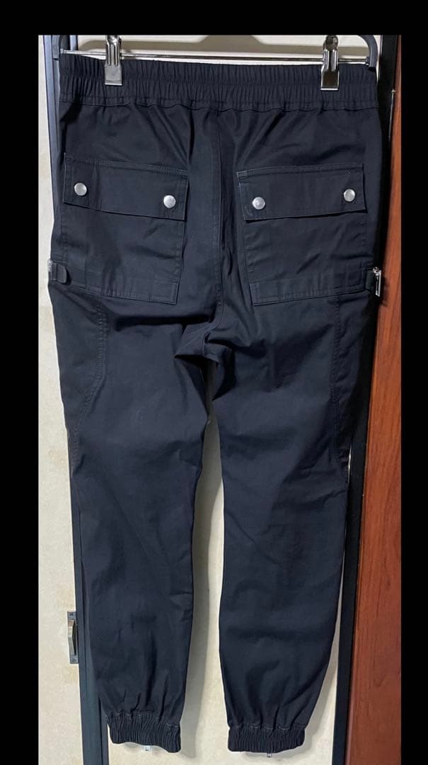 パンツ Rick Owens Bauhaus Cargo \"Black\" 46