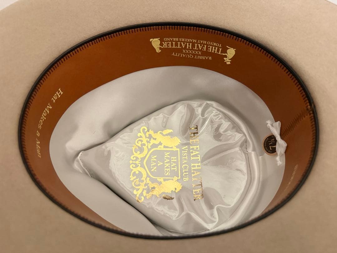 71rh71さん専用THE FAT HATTER CHEERS 58 ベージュ