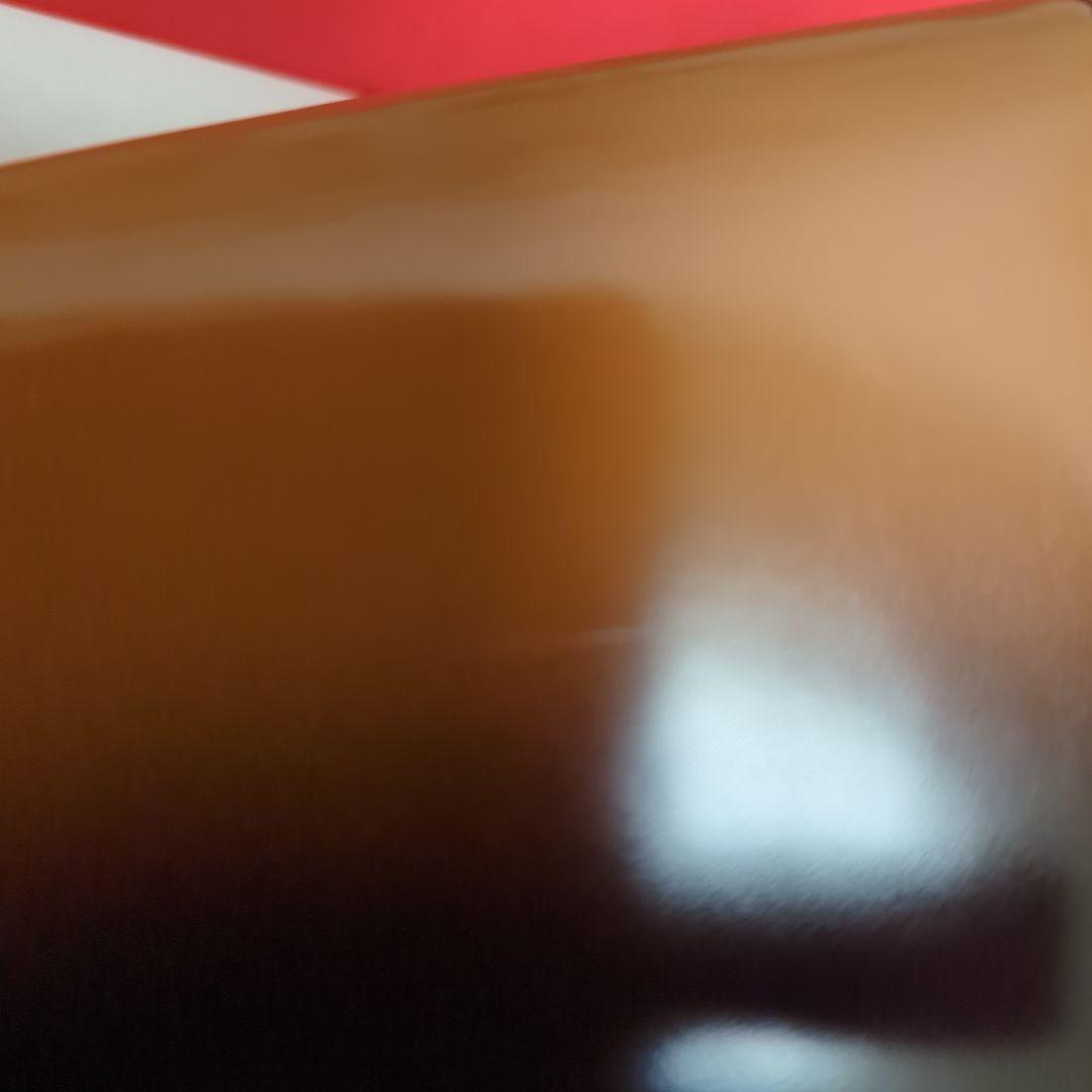 新品未使用　FERRAGAMO 　ワンダレディス　エナメル長財布　黒✕茶