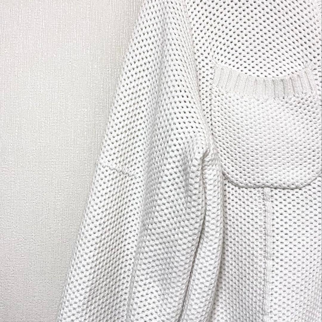 l'aube blanc Basket Knit Cardigan アンサンブル