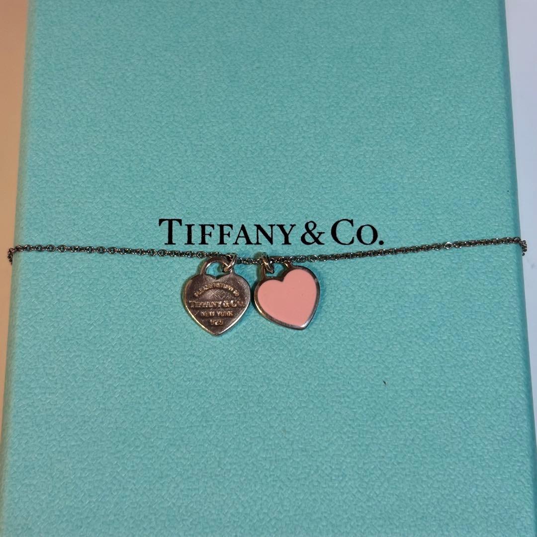 Tiffany & Co. リターントゥティファニー　ダブルハートタグペンダント