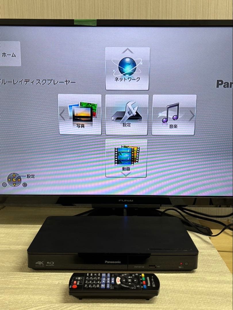 ★Panasonic 4Kブルーレイプレーヤー DMP-BDT180 2016年