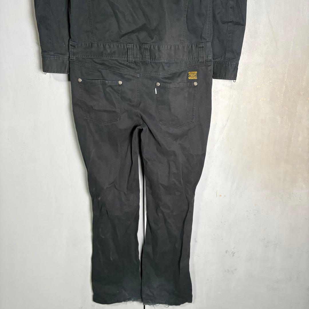 VANSON JACKLOSE つなぎ　オールインワン　刺繍　ドクロ