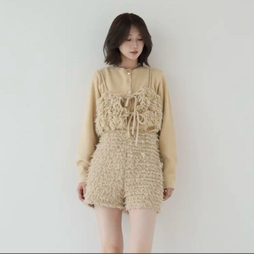 Eaphi FLUFFY SHORT PANTS ショートパンツ