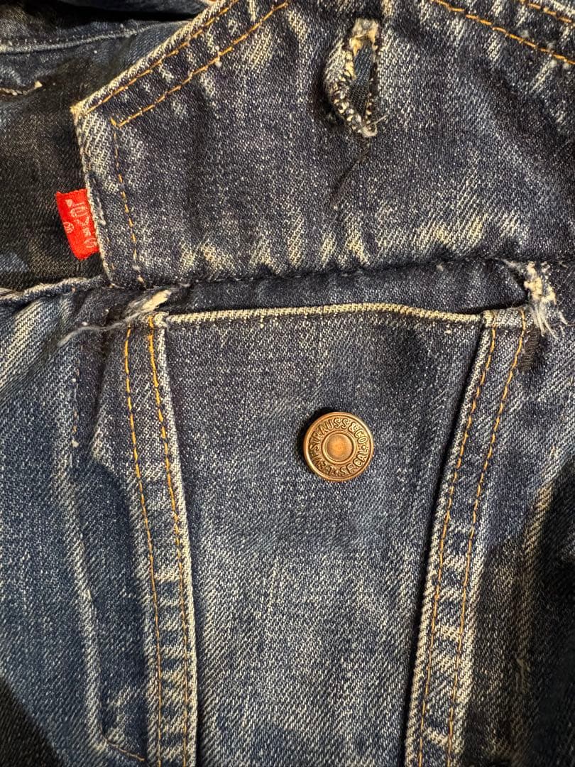 せ*様様 70s LEVI’S 70505 USA製 布ケアタグ