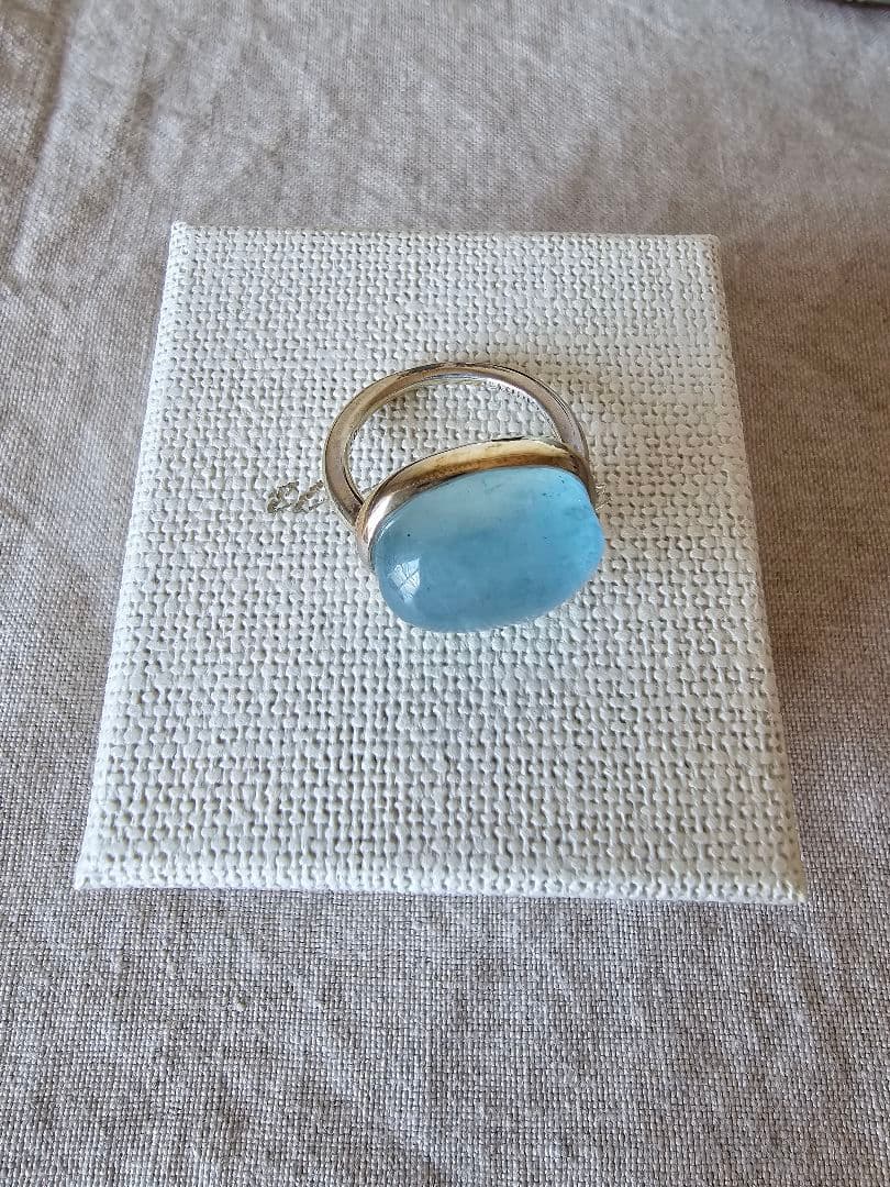 シノワビジュー studio ten ten 人魚のアクアマリンリング #12