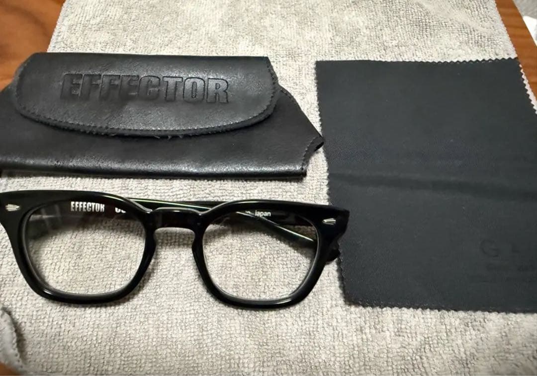 N*I様 EFFECTOR メガネ　エフェクター　CUT ブラック