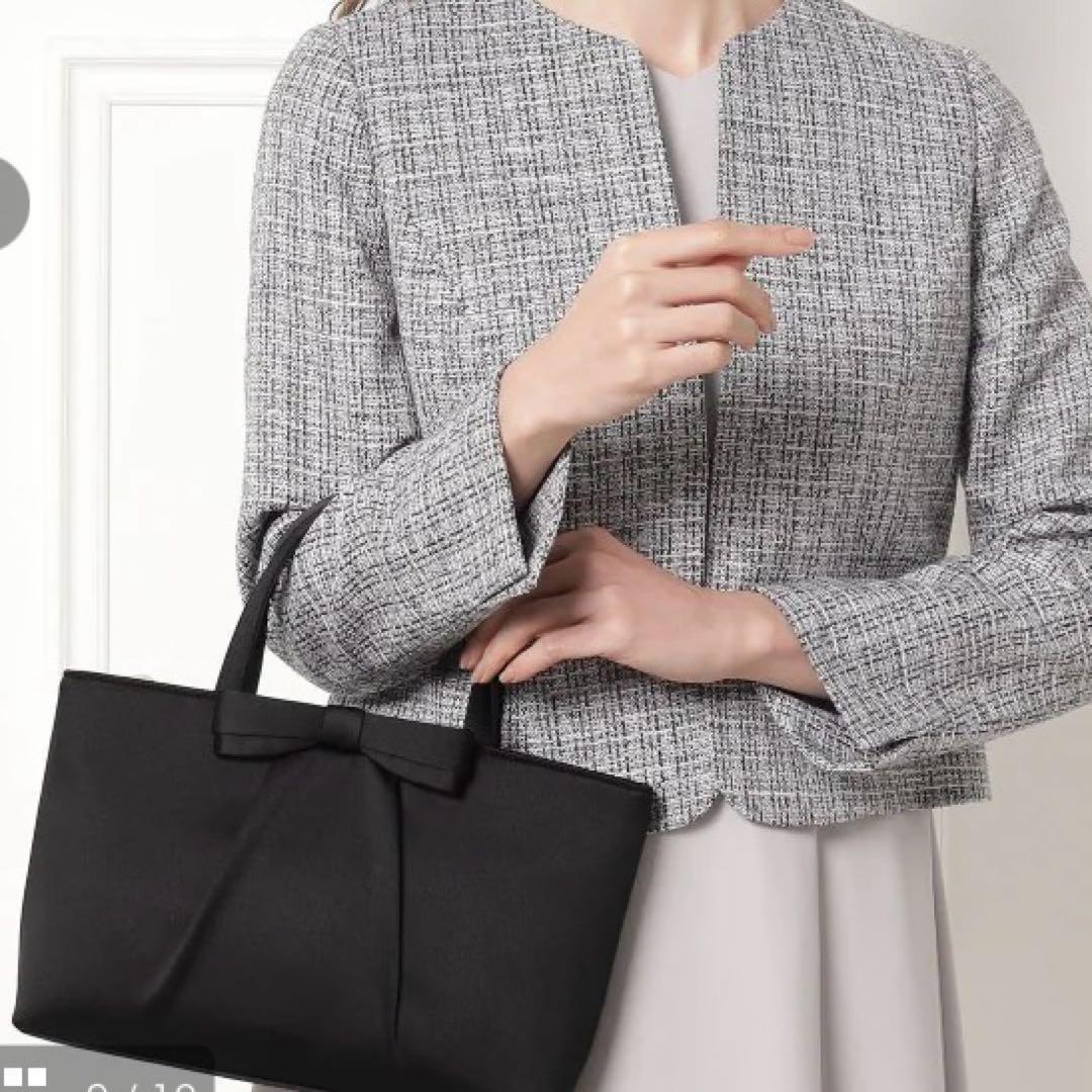 【 新品 タグ付 】東京ソワール リボン バッグ 入学 入園 ベージュフォーマル