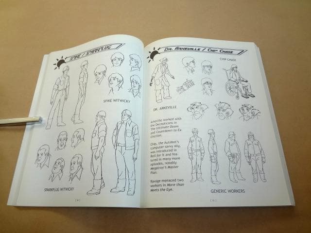 ★ トランスフォーマ 設定資料集 TRANSFORMERS THE ARK ★