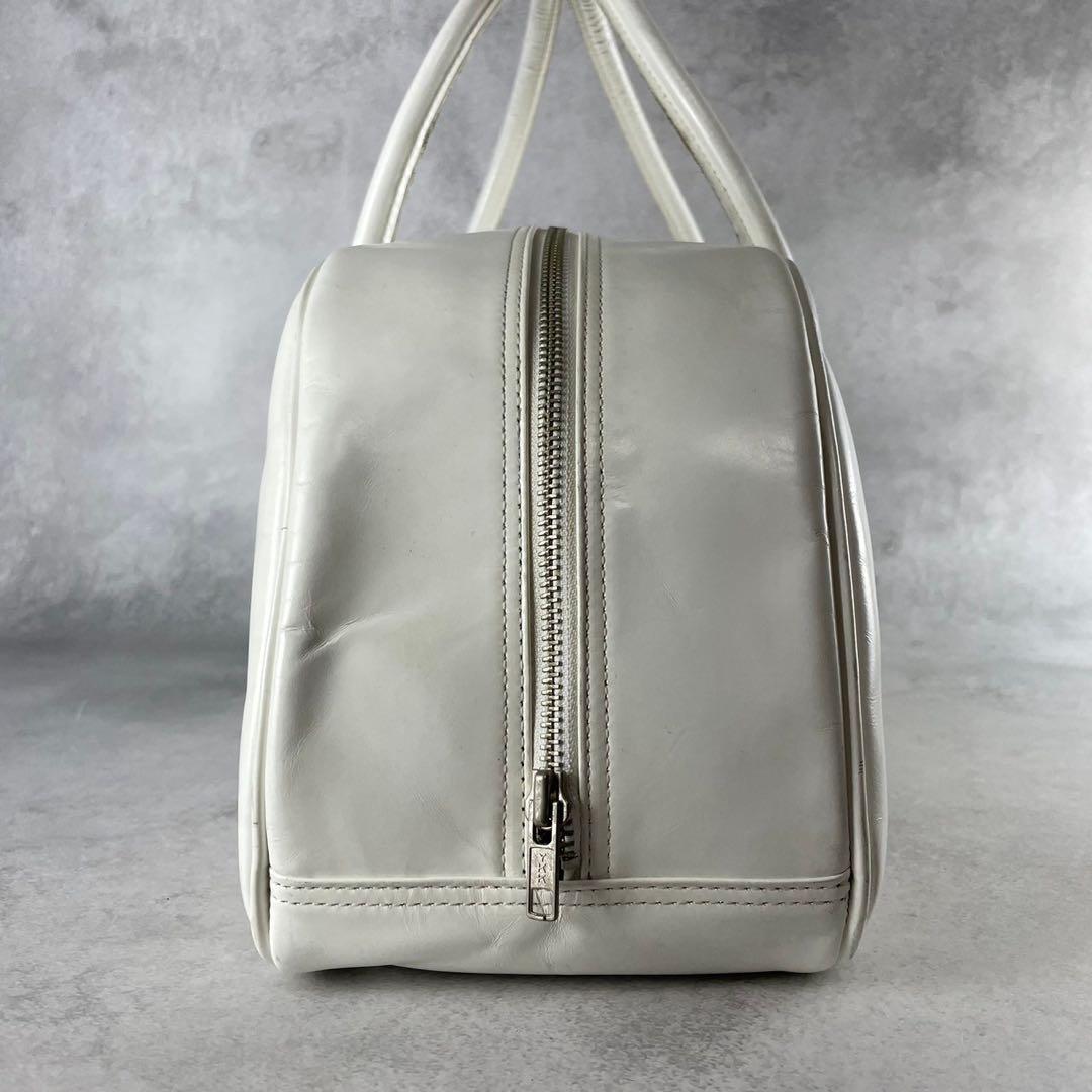 入手困難✨ コムデギャルソン エンボスロゴ ボストンバッグ アーカイブ ホワイト