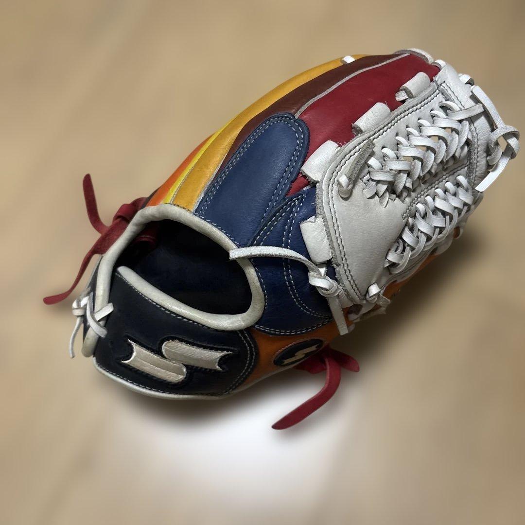 サ*ル様 SSK グローブ軟式野球グローブ マルチカラー 特別仕上げ