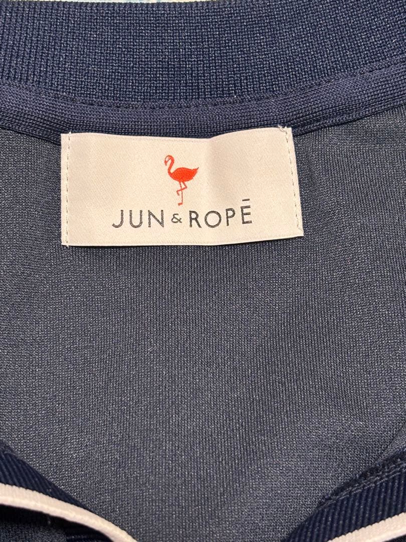 JUN&ROPE ネイビー 半袖ポロシャツ　新品未使用品