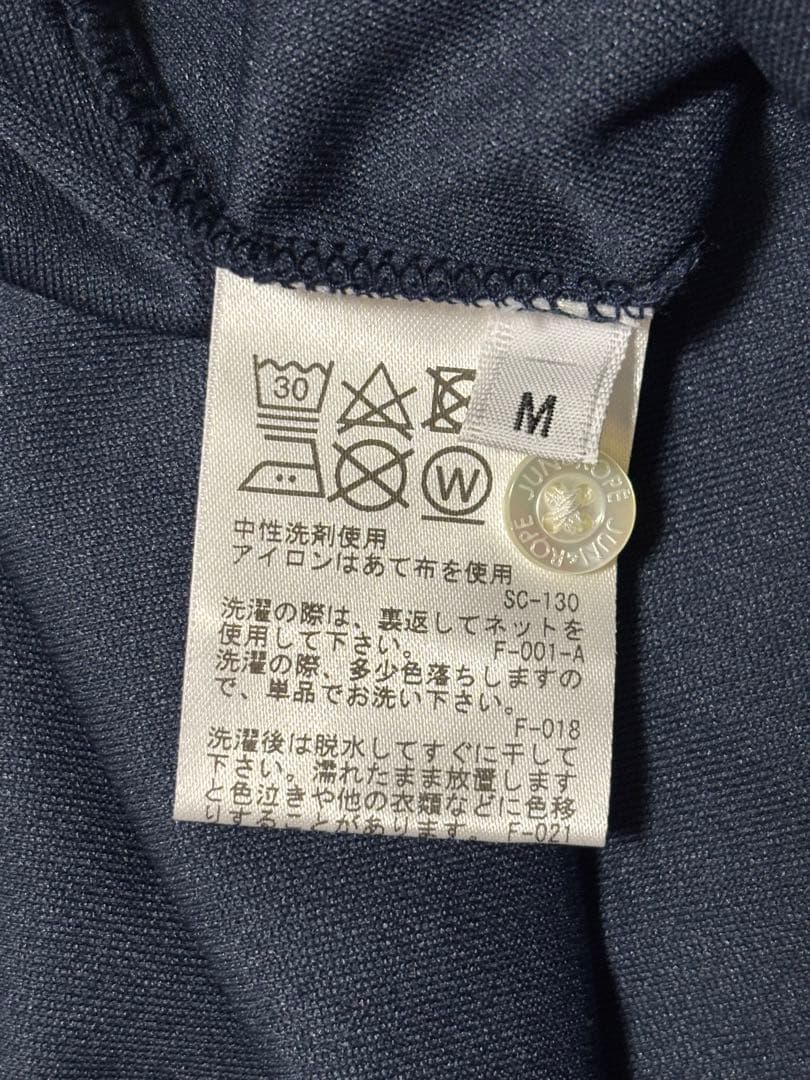 JUN&ROPE ネイビー 半袖ポロシャツ　新品未使用品