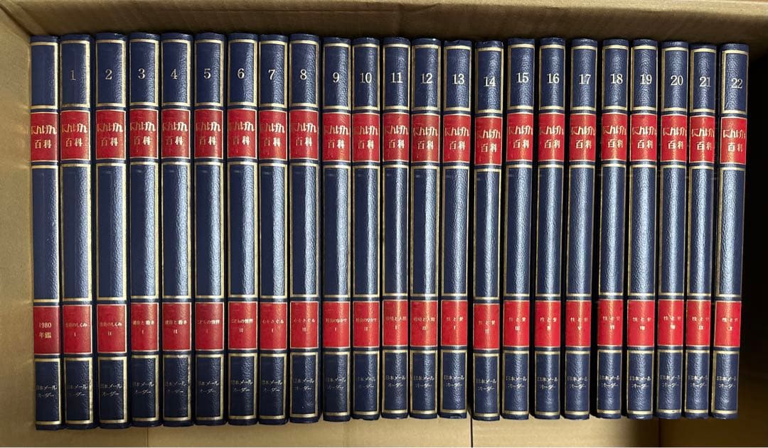 にんげん百科 心とからだの大世界百科 全22巻　目次1冊