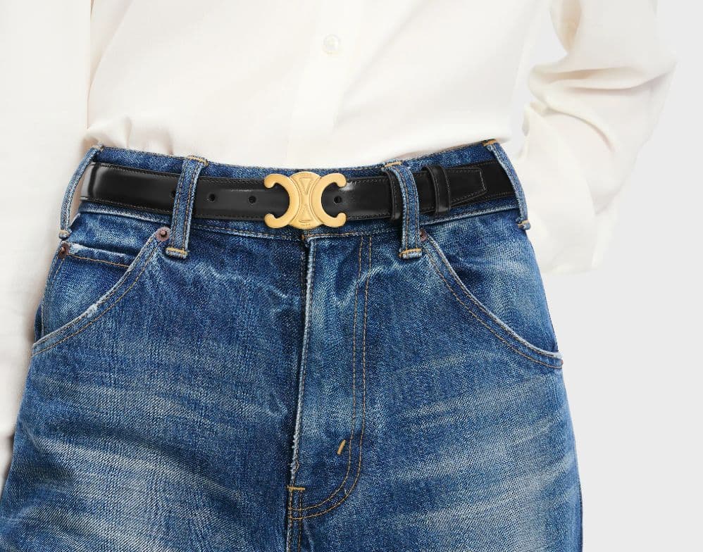 CELINE トリオンフ ベルト medium 25mm