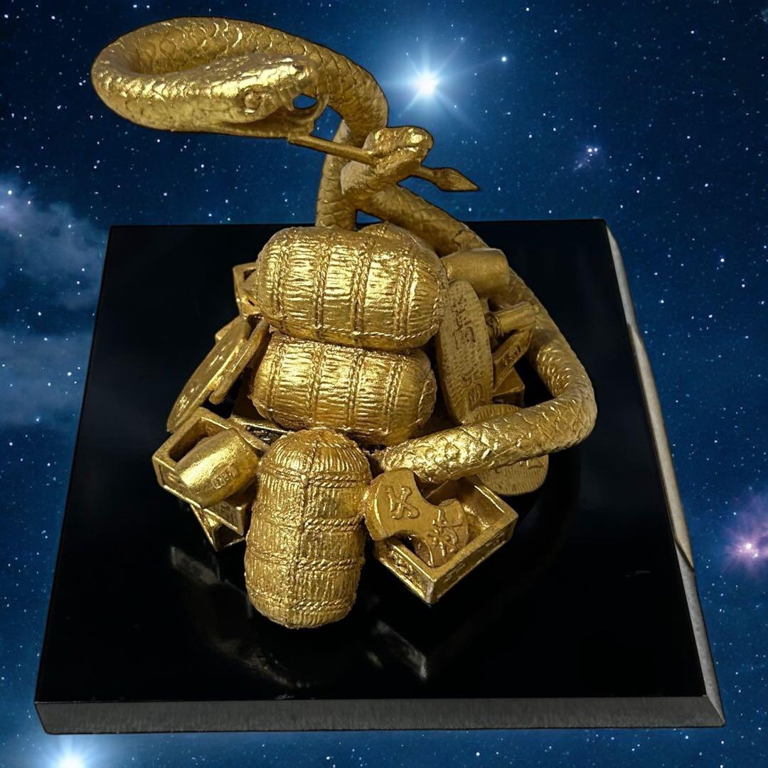 2025年度干支（へび・蛇・巳）の置物　煌（きらめき）●大森孝志作 高岡銅器