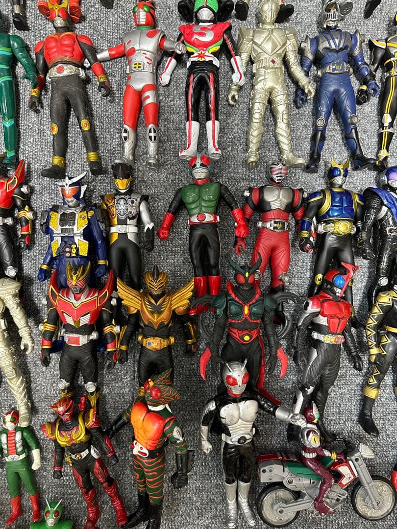 ★当時物 仮面ライダー フィギュア ソフビ レトロ バンダイ まとめ売り