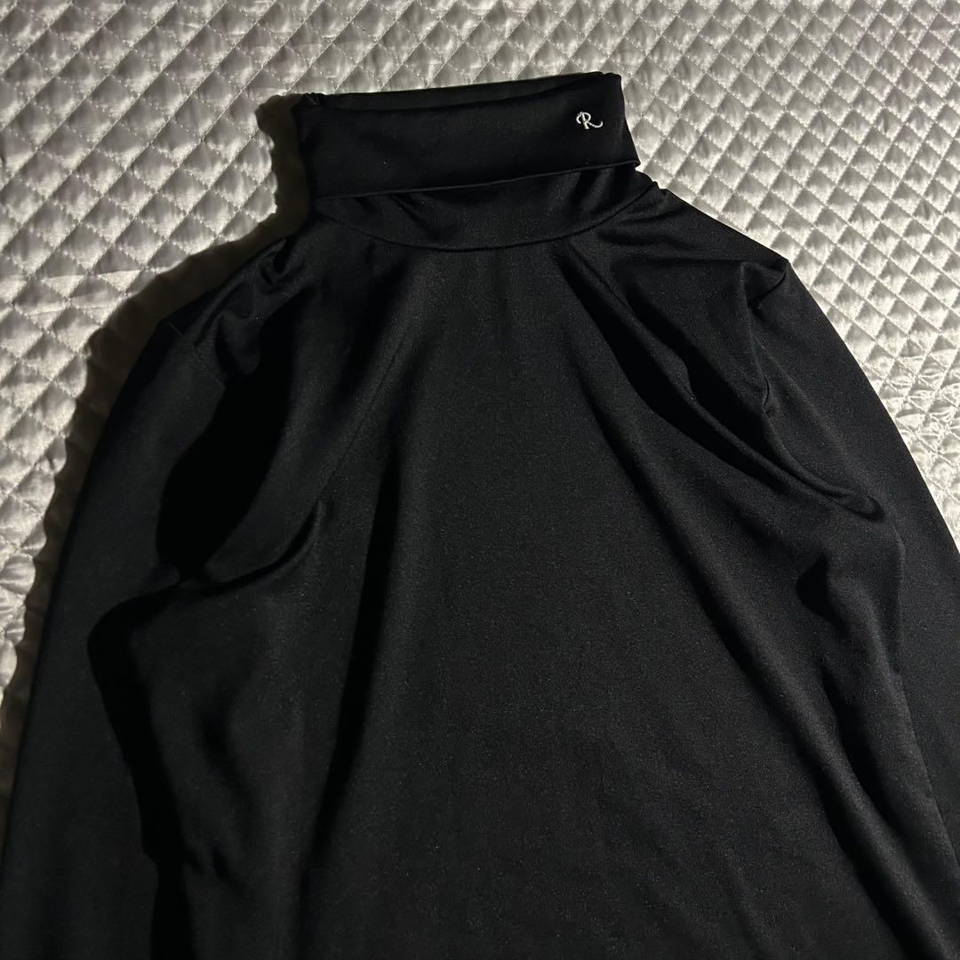 06AW 00s ARCHIVE RAF SIMONS ハイネックカットソー 黒