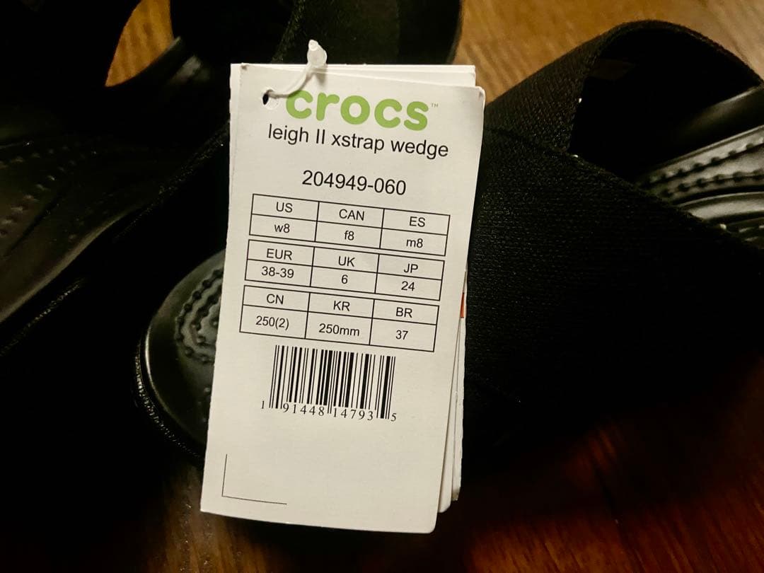 新品crocs leigh II xstrap wedge 24cm クロックス