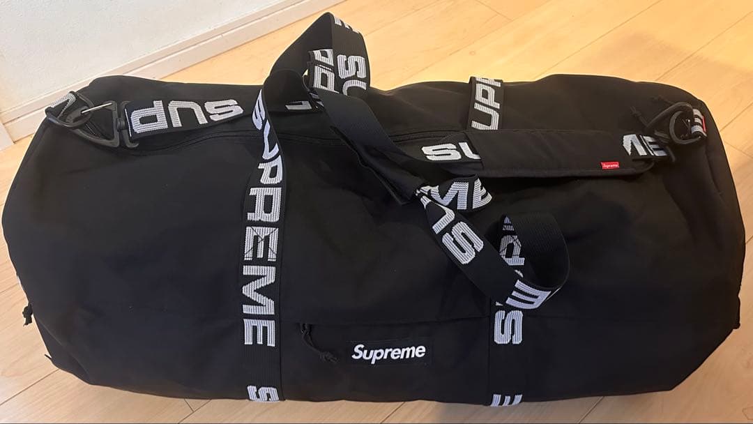Supreme シュプリーム 18SS Duffle Bag Black
