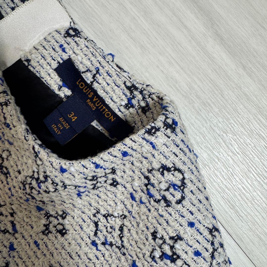 Louis Vuittonルイヴィトン ワンピース ツイード風