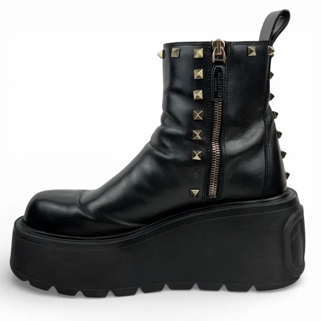 VALENTINO ヴァレンティノ　23.5cm 36.5 ユニークフォーム　黒