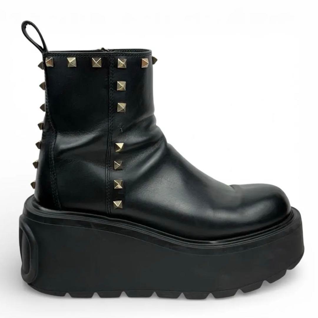 VALENTINO ヴァレンティノ　23.5cm 36.5 ユニークフォーム　黒