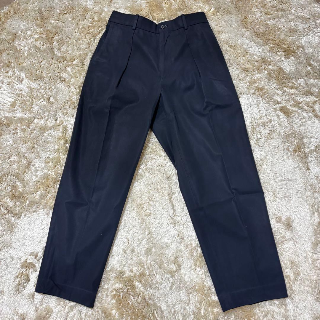 MARKAWARE マーカウェア FRONT PLEATS PEG TOP 1