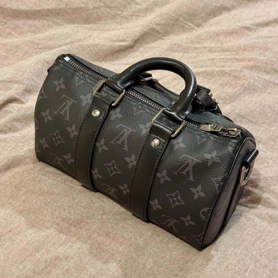 新品★Louis Vuitton キーポルバンドリエール 25 ブラック