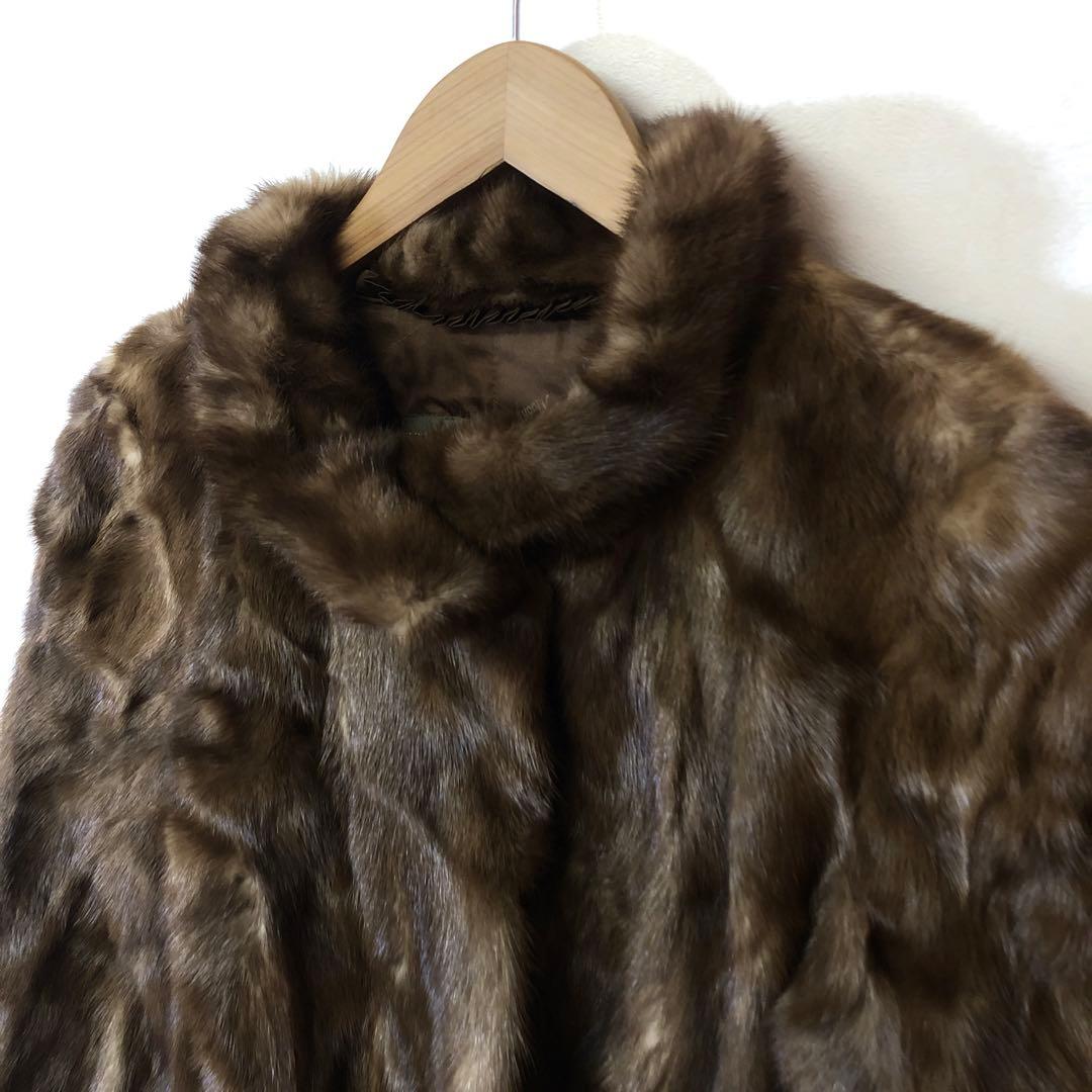 MOON CRESENT ムーンクレセント リアルファー 毛皮 コート アウター